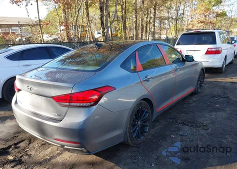 2016 Hyundai Genesis 3.8 from USA, damaged, VIN KMHGN4JE2GU140907